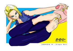 Android 18 Foot Fetish Porn - Dragon Ball Z Hentai Foot Worship | BDSM Fetish