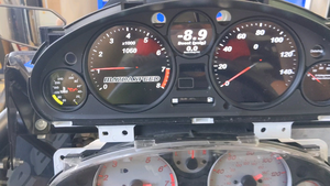 Gauge Oil Porn - Ok, more digital dashboard porn, this time on a running engine. MegaSquirt,  PiDash/TunerStudioMS, 12.6\