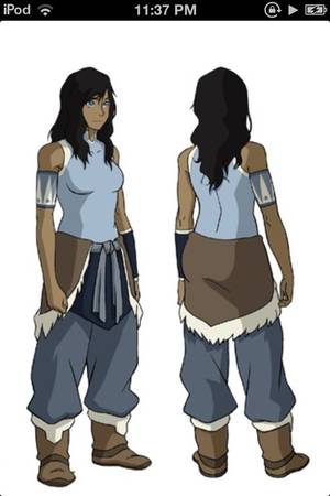 Avatar Korra Naga Porn - Korra from the finale. Yay hair down!