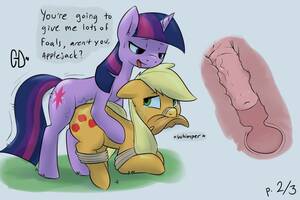 Mlp Impregnation Porn - Rule 34 - 2girls applejack (mlp) clopper-dude equine female friendship is  magic from behind furry futa on female futanari green eyes horn horse  horsecock impregnation intersex my little pony penis pony purple