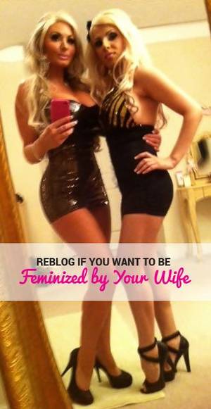 Lesbian Sissy Fantasy - if I had a Wife, I would love to be Her lesbian sissy slut!