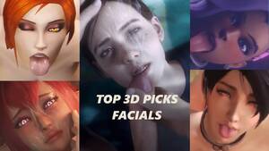 Facial Animated Porn - Top 3D Picks - Facials | Cumshots 1