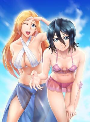 bleach rukia and orihime rangiku hentai - ðŸ”žOrihime and rukia in swimsuits | Bleach Hentai | Truyen-Hentai.com