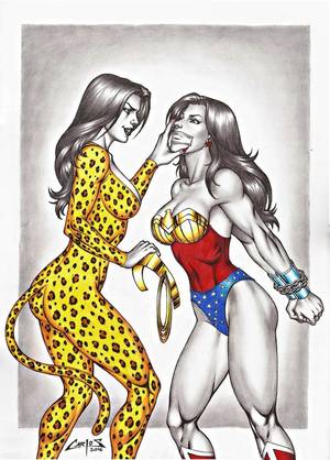 Justice League Cheetah Porn - Cheetah VS Wonder Woman by Carlos Braga