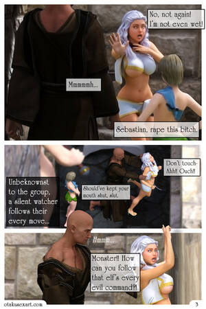 3d Forced Sex Comics - 3d porn comic â€“ looking for trouble 2 â€“ dialog edition â€“ page 3 |  Otakusexart