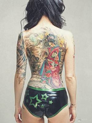 Japanese Tattoo Bodysuit Porn - Japanese Gangster Women Of The Yakuza - Page 7 of 19