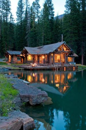 Lake Cabin Porn - Funny pictures about Cozy cabin in the woods. Oh, and cool pics about Cozy  cabin in the woods. Also, Cozy cabin in the woods.