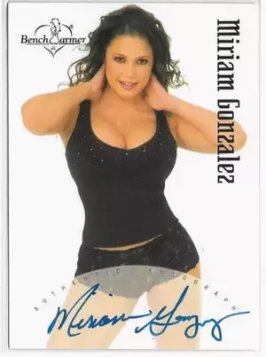 Miriam Gonzalez Porn - MIRIAM GONZALEZ SIGNED 2003 Benchwarmer trading card #BT7 $14.99 - PicClick