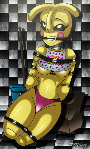 Cartoon Bondage Porn - enn Five Nights at Freddy's 4 cartoon yellow fictional character