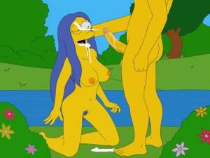 Marge Simpson Blowjob Porn - Marge Simpson Gets Facefucked - XAnimu.com