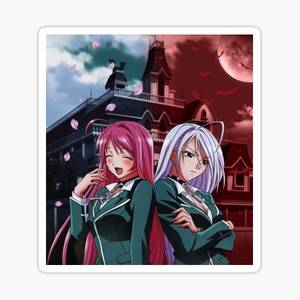 Anime Rosario Vampire Ruby Toujou Porn - Vampire Anime Stickers for Sale | Redbubble