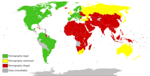 European Porn Banned Usa - Pornography laws by country : r/MapPorn