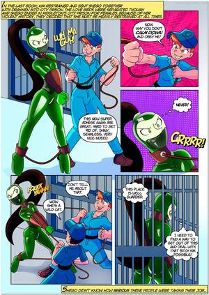 Kim Possible Lesbian Bondage Porn - Impossibly Obscene 4- Shego in Prison - Porn Cartoon Comics