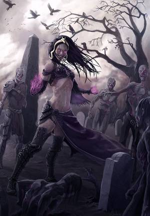 Magic Fantasy Porn - Liliana Vess fan art by vilenko