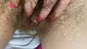 4k Hairy - extreme close up on my hairy pussy huge bush 4k HD video hairy fetish,  uploaded by yonoutof