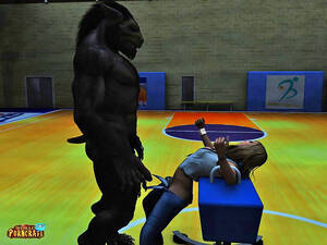 Cheerleader 3d Monster Porn - Jock turns into a werewolf and rapes a cheerleader at 3dEvilMonsters