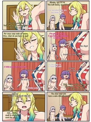 cartoon sex fight - Shouta vs Kanna and Lucoa Sexfight porn comic