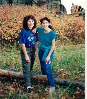 Chubby Latina Gloria Garcia - Dr. Louise Baca (left) and Gloria Baca (right)