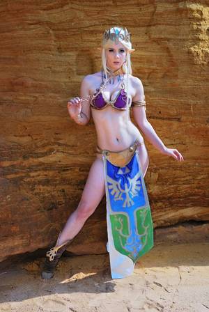 anime slave cosplay - Slave Princess Zelda cosplay (starwars and zelda crossover)