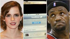 Emma Watson Oral Porn - Tweets of the week: LeBron, 50 Shades and Twitter's birthday - BBC News