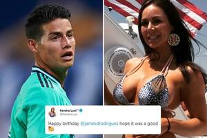 Kendra Lust Porn - James Rodriguez linked with porn star Kendra Lust AGAIN after she wishes  Real Madrid ace happy birthday on Twitter | The Sun