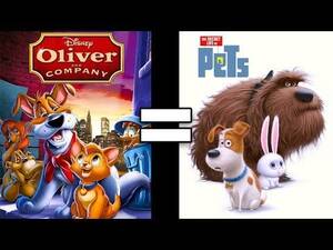 Animal Porn Cartoons Oliver - This side by side comparison makes Oliver & Company and The Secret Life of  Pets Look Like The Same Movie : r/videos