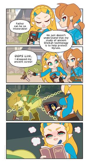 loz link spanking - BotW] Recovered a new Zelda memory (By Louis Lloyd-Judson @Louistrations) :  r/zelda