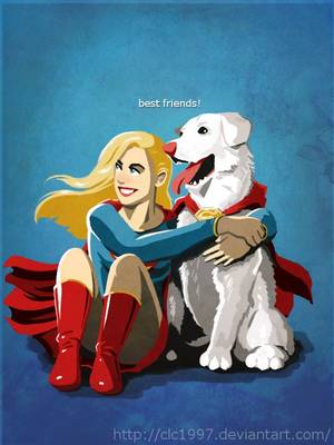 Krypto Supergirl Porn - Krypto and Kara by clc1997