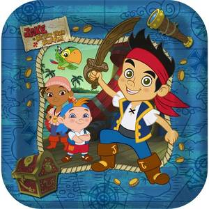 Jake And The Never Land Pirates Porn - DisneyÂ® Jake and the Neverland Pirates Lunch Plates