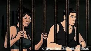 Archer Cartoon Porn Shemale - Archer Hentai - Jail sex with Lana watch online