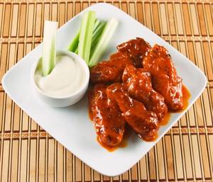 Hot Chicken Porn - buffalo-wings with home made bleu cheese dressing