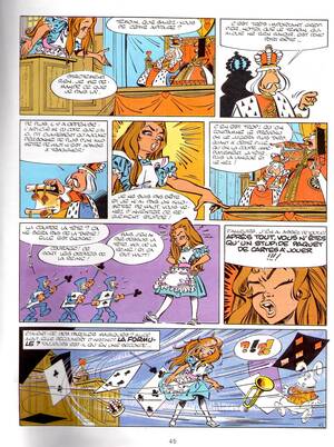 Alice French Comic - Alice big and small: Alice Au Pays Des Merveilles - French Comic by Dany