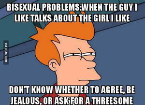 Bisexual Humor Meme - Bisexual problems