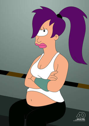 Futurama Leela Pregnant Porn - Leela is pregnant and not too happy about it! by ArrowDark on DeviantArt