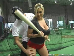 baseball coach - Big Breasted Sporty Babe Memphis Monroe Handling the Bat ... | Any Porn