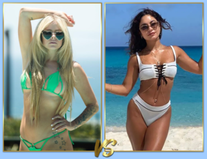 Avril Lavigne Bikini Porn - Avril Lavigne versus Vanessa Hudgens (III) (Flyweight Title) | Female  Celebrity Boxing Association (FCBA)