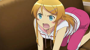 kirino hentai - I'm not complaining or anything, but Kirino sure seems to be in this pose a  lot. *Rawr* I love the sporty outfit though.