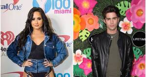 Demi Lovato Getting Fucked - Demi Lovato Shares Sexy Pool Photos With Boyfriend Max Ehrich