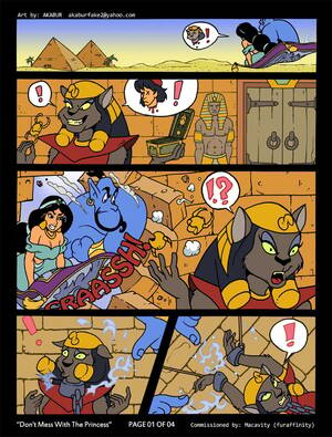 Akabur Aladdin Porn - Don't Mess With the Princess (Aladdin) [Akabur] Porn Comic - AllPornComic