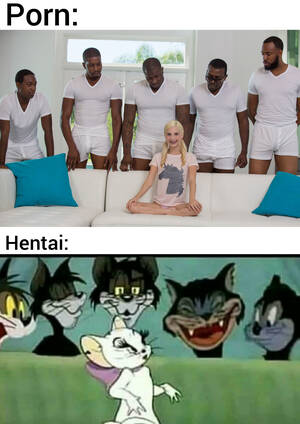 Hentai Vs Porn - Porn vs Hentai : r/dankmemes