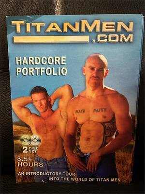 Male Porn Portfolio - AdultStuffOnly.com - Hardcore Portfolio XXX gay porn double DVD Titan Men