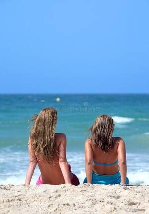 european beach girls voyeur - Pretty Women on Sunny Beach Stock Image - Image of europe, playing: 2966731