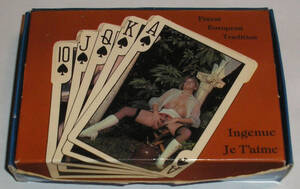 German Vintage Porn Playing Cards - Vintage Erotic Playing Cards for sale from Vintage Nude Photos!