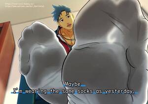 anime stocking foot fetish - Sniff gym teacher's feet and sock and blow job cartoon - ThisVid.com