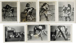 1950s group porn - bpbondage - 1950s Group of 7 Betty Page Bondage/Domination Photos Original  4\