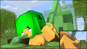 Minecraft Sex Porn Art - Minecraft Slime Sex by Pearick on Newgrounds