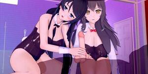 futaba anime shemale - Bunny Girl Senpai Mai Sakurajima and Futaba Rio (3D HENTAI) - Tnaflix.com