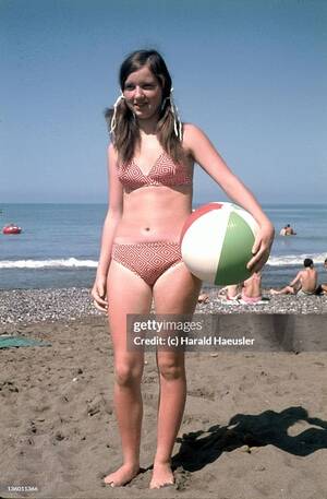 Naked Beach Babes Sex - Teenage Girl On Beach High-Res Stock Photo - Getty Images