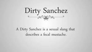 Dirty Sanchez Sex - Dirty Sanchez Definition - Dirty Definitions - NSFW