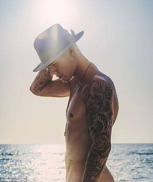 justin nude - Justin Bieber naked for Clash magazine's 100th issue | Daily Mail Online